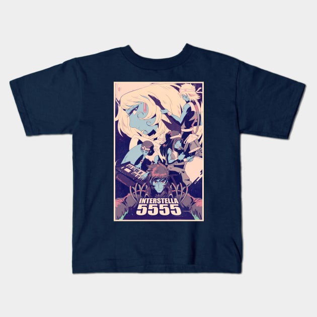 Interstella 5555 Kids T-Shirt by Mikeycomix